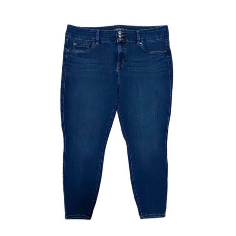 Torrid Feel The Fit Super‎ Stretch Jeggings Womens 20S Blue